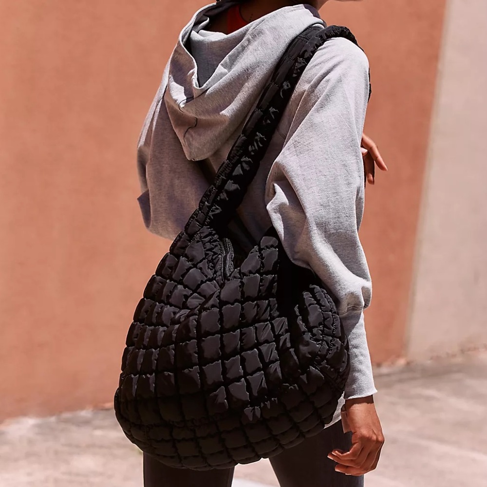 Quilted Carryall - Black